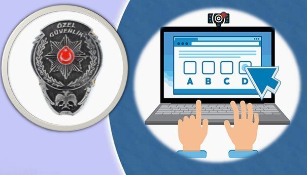 Özel güvenlik online sınavları